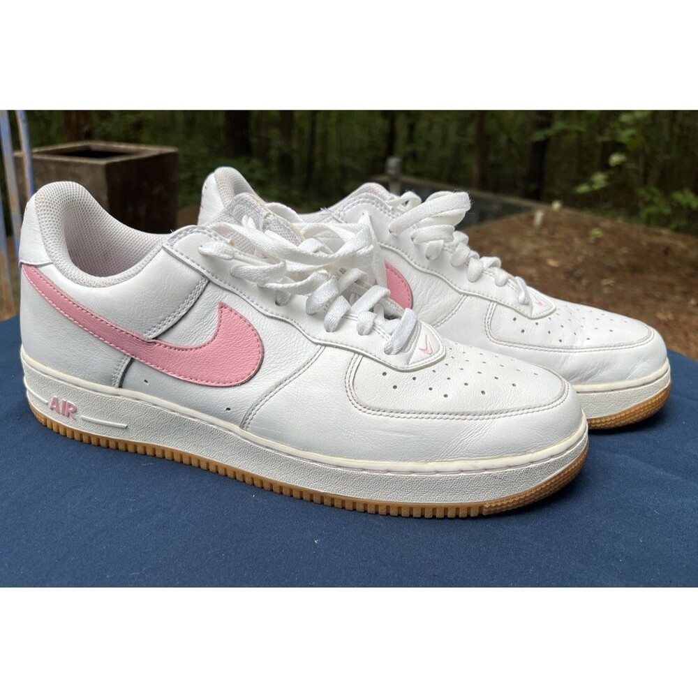 Nike Air Force 1 Low Anniversary Edition Pink Gum Mens Size 13 DM0576-101 Clean